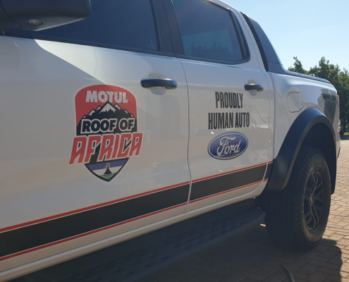 Vehicle vinyl decals for Human Auto Ford Vehicle vinyl decals for Human Auto Ford designed, printed, manufactured and installed by Wrapit Signs